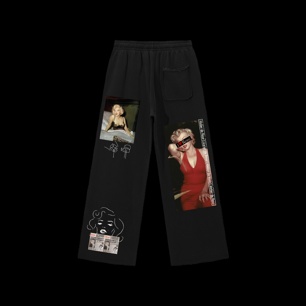 LES DE MORTES / ROSE IS FOREVER SWEATPANTS