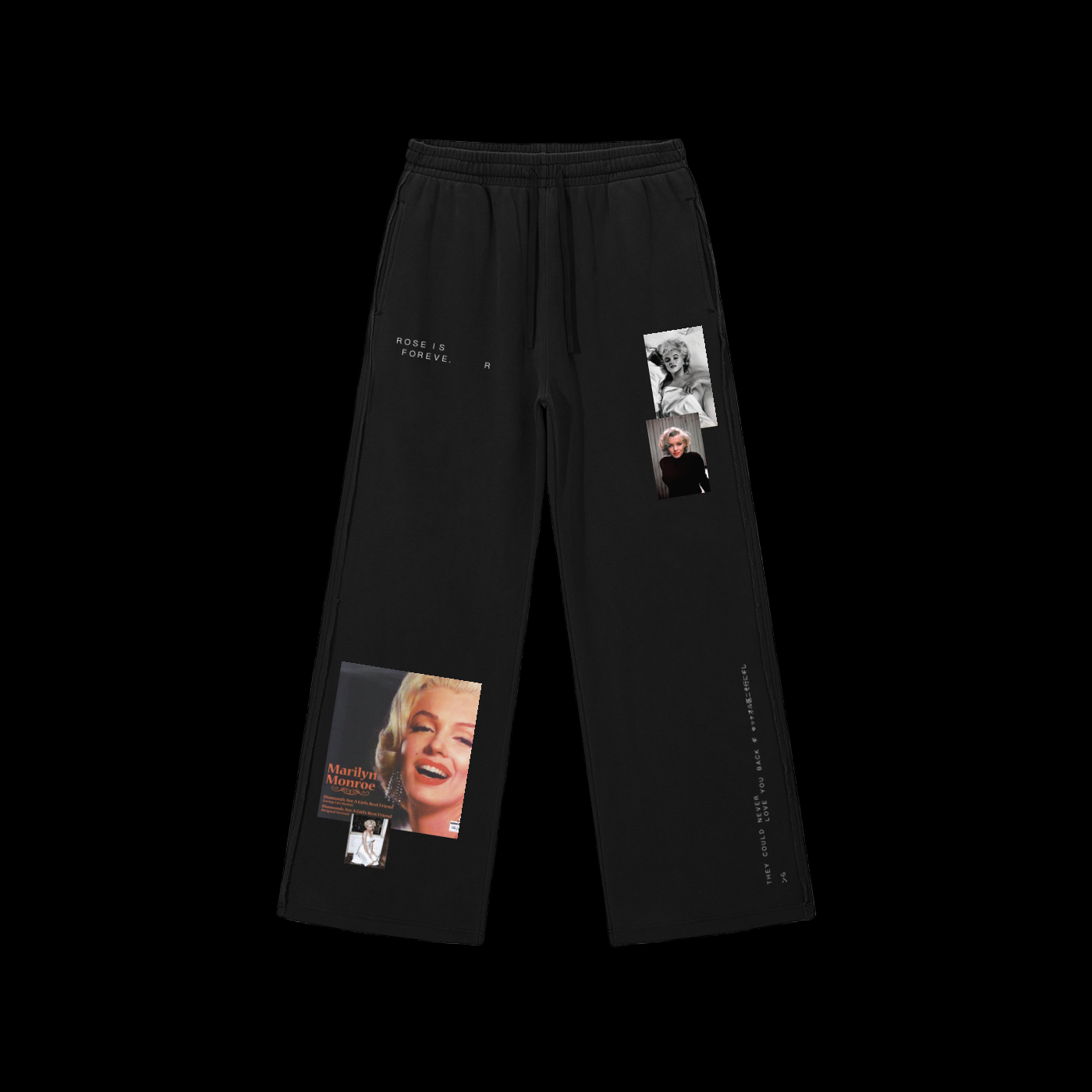 LES DE MORTES / ROSE IS FOREVER SWEATPANTS